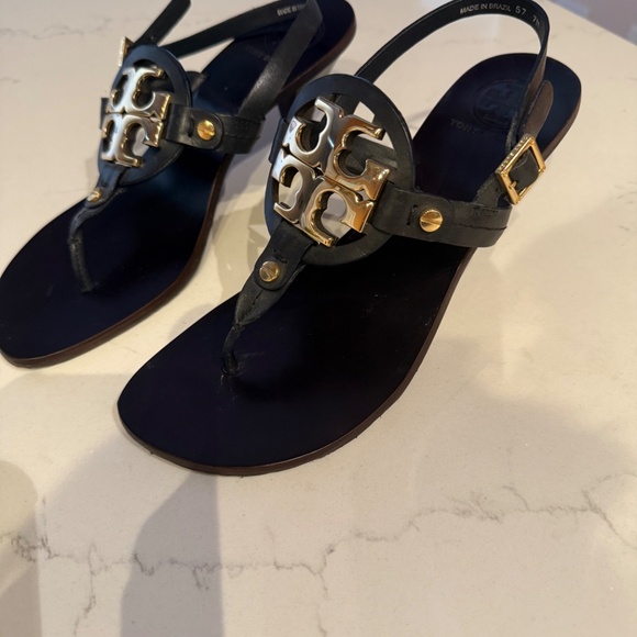 Tory Burch Slingback Kitten Heeled Sandal - Picture 5 of 7